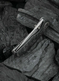 WE Knife Thug Marble Carbon Fiber Presentation Handle -KNIFE LOUNGE Sales 1622256212551639