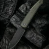 WE Smooth Sentinel Black With Green Micarta Inlay 1 WE Smooth Sentinel Black With Green Micarta Inlay -KNIFE LOUNGE Sales 1633924235276650