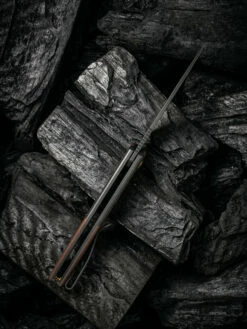 WE Smooth Sentinel Black With Cuibourtia Wood Inlay 15 WE Smooth Sentinel Black With Cuibourtia Wood Inlay -KNIFE LOUNGE Sales 1633924439803331