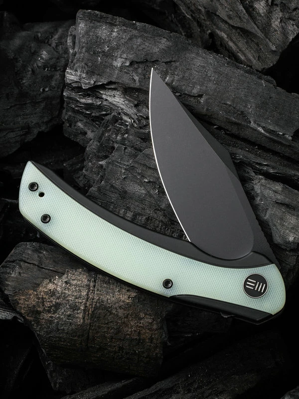 WE Knife Snick Black Titanium Handle & Natural G10 Inlay 5 WE Knife Snick Black Titanium Handle & Natural G10 Inlay - Image 3