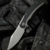 WE Knife Snick Gray Titanium Handle & Black G10 Inlay -KNIFE LOUNGE Sales 1636592893627430