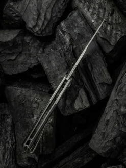 WE Knife Snick Gray Titanium Handle & Black G10 Inlay -KNIFE LOUNGE Sales 1636592921932193