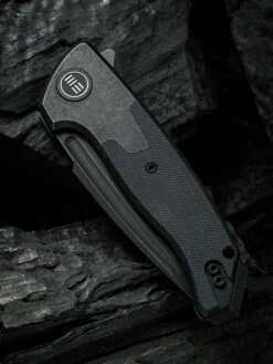 WE Knife Press Check Black Titanium Tanto -KNIFE LOUNGE Sales 1649916035797520