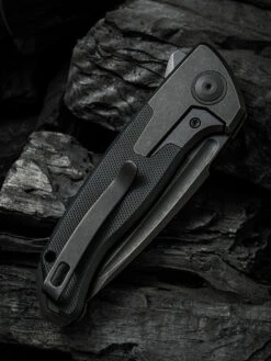 WE Knife Press Check Black Titanium Tanto -KNIFE LOUNGE Sales 1649916038130796
