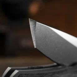 Chris Reeve Inkosi Micarta Schwarz Glass Blasted 10 Chris Reeve Inkosi Micarta Schwarz Glass Blasted -KNIFE LOUNGE Sales 2023 09 KnifeLounge CRK Inkosi 5