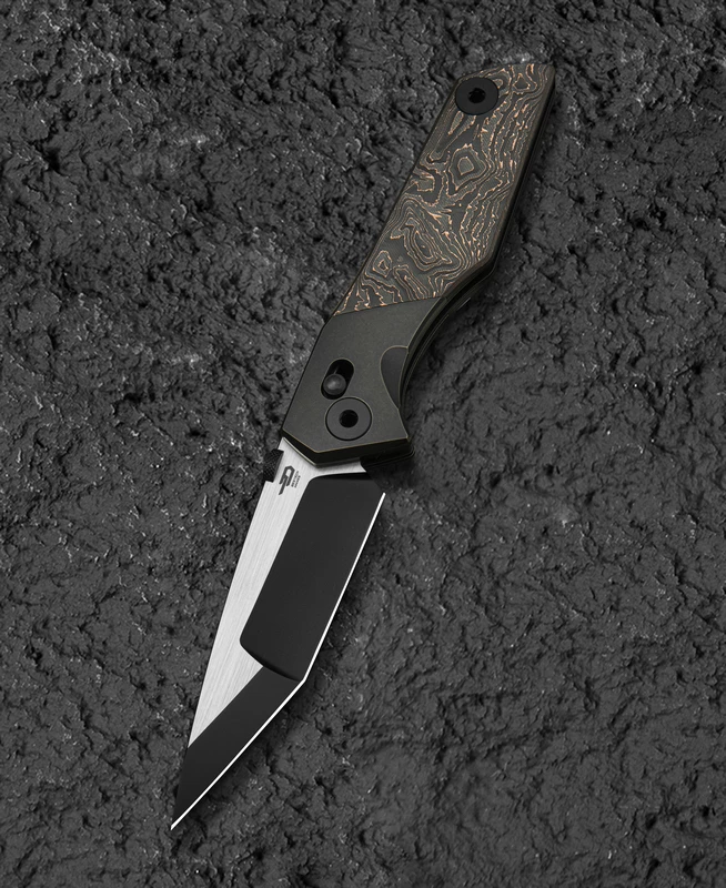 Bestech Knives Cetus Titanium Bronze Swirl 3 Bestech Knives Cetus Titanium Bronze Swirl