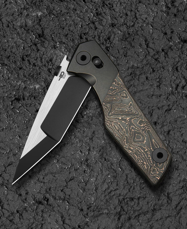 Bestech Knives Cetus Titanium Bronze Swirl 6 Bestech Knives Cetus Titanium Bronze Swirl - Image 4