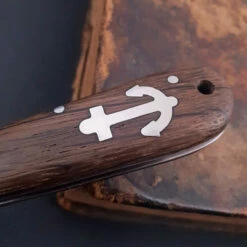 Otter Anchor Knife Smoked Oak, Small 13 Otter Anchor Knife Smoked Oak, Small -KNIFE LOUNGE Sales ankermessereicheanker