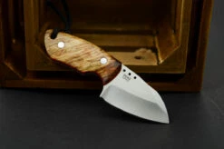 DB Blades Brute Amboyna Burl 6 DB Blades Brute Amboyna Burl -KNIFE LOUNGE Sales brute micarta 7