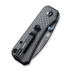 Civivi Baby Banter Carbon -KNIFE LOUNGE Sales civivi baby banter thumb stud knife twill carbon fiber overlay on black g10 handle 234 black hand rubbed damascus blade c19068s ds1 465290 700x