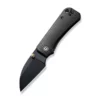 Civivi Baby Banter Wharncliffe Black -KNIFE LOUNGE Sales civivi baby banter wharncliffe thumb stud knife black burlap micarta contoured handle 232 black nitro v blade c19068sc 1 981711 600x