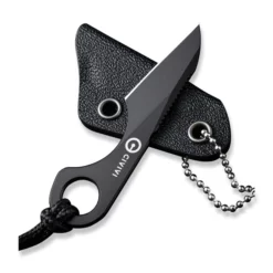 Civivi Gramis Black -KNIFE LOUNGE Sales civivi gramis fixed blade knife black 14c28n blade with 1pc black kydex sheath 1pc plain bead chain 1pc black lanyard c23004 1 162813 600x