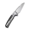 Civivi Sentinel Strike Gray -KNIFE LOUNGE Sales civivi sentinel strike flipper button lock knife gray aluminum handle with black frn integral spacer 37 stonewashed k110 blade c22025b 2 231310 800x