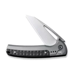 Civivi Sentinel Strike Gray -KNIFE LOUNGE Sales civivi sentinel strike flipper button lock knife gray aluminum handle with black frn integral spacer 37 stonewashed k110 blade c22025b 2 845802 800x