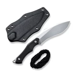CIVIVI Vaquita II Fixed Black G10 -KNIFE LOUNGE Sales civivi vaquita ii fixed blade knife black g10 handle 32 satin finished nitro v blade c047c 1 153568 700x