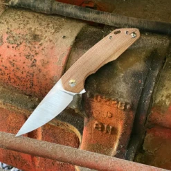 GiantMouse ACE Corta - Natural Canvas Micarta