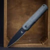 Kizer X Justin Lundquist Feist XL Black Micarta 2 Kizer X Justin Lundquist Feist XL Black Micarta -KNIFE LOUNGE Sales feist xl 7