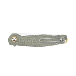 GiantMouse ACE Sonoma V2 - Green Canvas Micarta -KNIFE LOUNGE Sales greencanvasprofile 5 1160x
