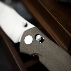 GiantMouse ACE Nazca Green Canvas Micarta 13 GiantMouse ACE Nazca Green Canvas Micarta -KNIFE LOUNGE Sales img 1353