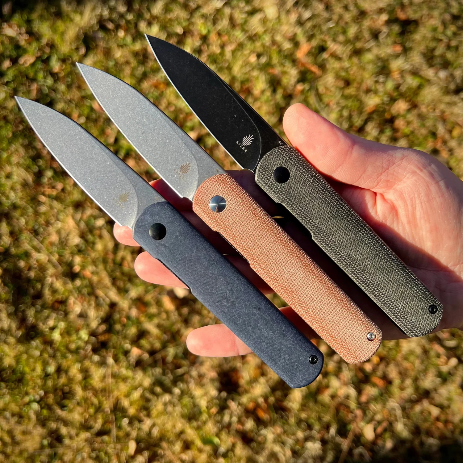 Kizer X Justin Lundquist Feist XL Black Micarta 7 Kizer X Justin Lundquist Feist XL Black Micarta - Image 5