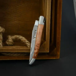 Laguiole En Aubrac Juniper Premium 12cm -KNIFE LOUNGE Sales laguiolewacholderdoppelplatine 3