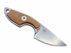 MKM Micro Micarta Natural -Doppoint -KNIFE LOUNGE Sales mkm mikro 1 micarta natural2