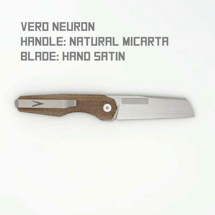Vero Neuron Natural Micarta Hand Satin 3 Vero Neuron Natural Micarta Hand Satin