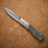 NotoriousEDC Kingpin Slipjoint Black Micarta / Satin Blade -KNIFE LOUNGE Sales notoriousedc kingpin show side BLACK SATIN 1