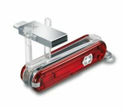 Victorinox @work USB 3.0 Red Transparent