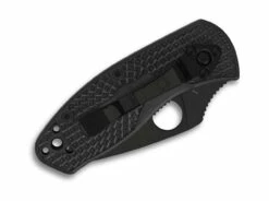 Spyderco Ambitious Lightweight Black Blade PlainEdge 5 Spyderco Ambitious Lightweight Black Blade PlainEdge -KNIFE LOUNGE Sales spyderco ambitious lightweight black blade plainedge 01sp1215 2
