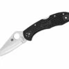 Spyderco Delica 4 Lightweight Black Plain -KNIFE LOUNGE Sales spyderco delica 4 lightweight black plain 01sp035