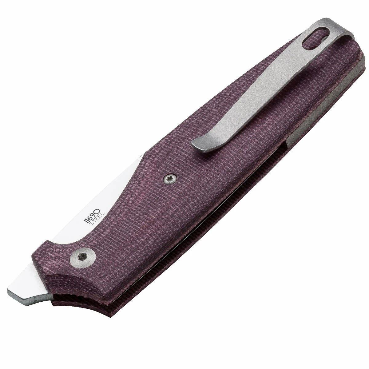 Viper Dan 2 Burgundy Micarta 4 Viper Dan 2 Burgundy Micarta - Image 2