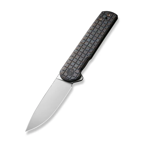 WE Knife Charith Frag Patterned Titanium 3 WE Knife Charith Frag Patterned Titanium