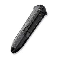 WE Diatomic Etching Pattern Black Stonewashed Titanium 16 WE Diatomic Etching Pattern Black Stonewashed Titanium -KNIFE LOUNGE Sales weknife diatomic flipper knife etching pattern black stonewashed titanium handle endcap 378 etching pattern black stonewashed cpm 20cv blade we22032 4 791186 500x