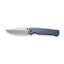 WE Knife Evoke Blue Titanium -KNIFE LOUNGE Sales weknife evoke thumb stud front flipper knife titanium handle 348 cpm 20cv we21046 3 976470 700x