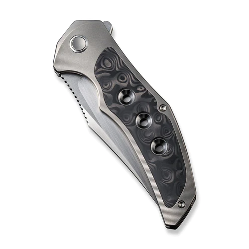 WE Knife Magnetron Gray Titanium With Rose Carbon Fiber Inlay 8 WE Knife Magnetron Gray Titanium With Rose Carbon Fiber Inlay - Image 7