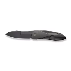 WE Knife Solid Black Titanium -KNIFE LOUNGE Sales weknife solid flipper knife black titanium integral handle 388 black stonewashed cpm 20cv blade we22028 1 634551 600x