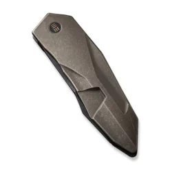 WE Knife Solid Bronze Titanium -KNIFE LOUNGE Sales weknife solid flipper knife bronze titanium integral handle 388 black stonewashed cpm 20cv blade we22028 3 564617 600x
