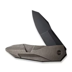 WE Knife Solid Bronze Titanium -KNIFE LOUNGE Sales weknife solid flipper knife bronze titanium integral handle 388 black stonewashed cpm 20cv blade we22028 3 952565 600x